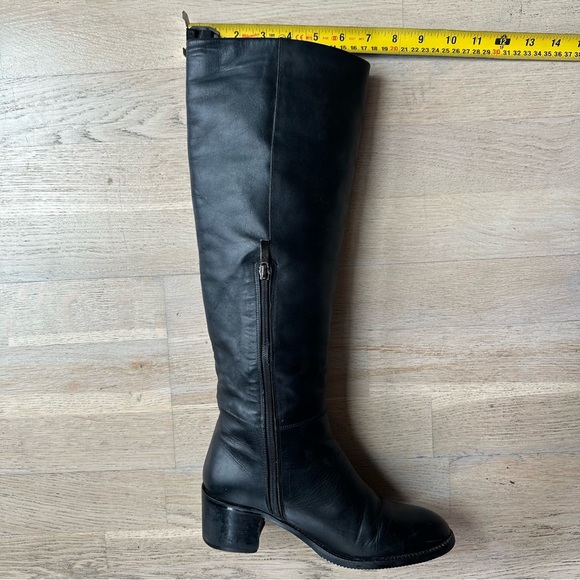 🇮🇹 Italian Tall Leather Boots 36 - Picture 11 of 13
